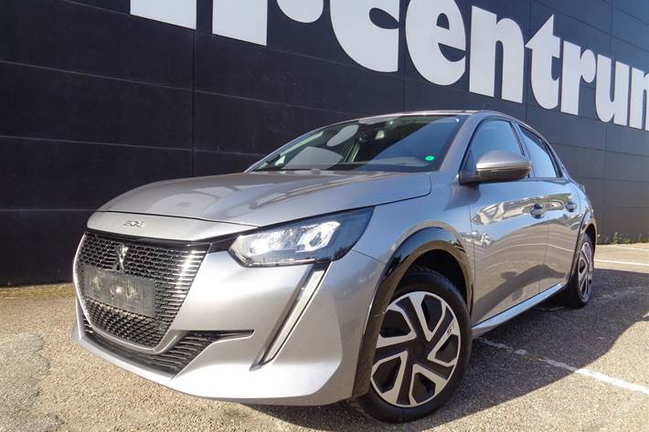 Grå Peugeot e-208 fra 2022