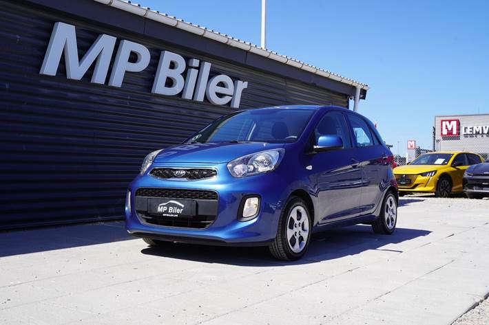 Blå Kia Picanto fra 2016