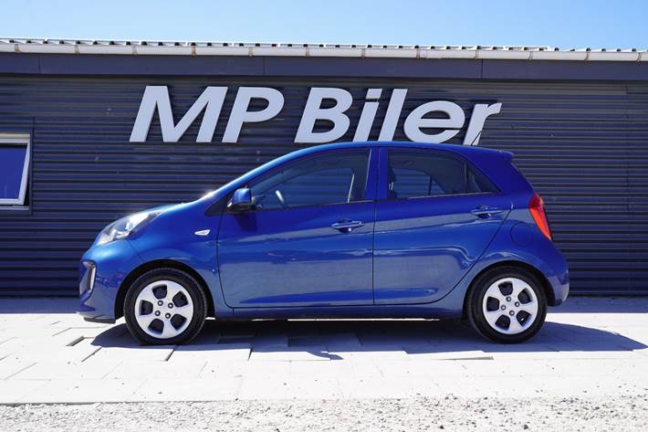 Blå Kia Picanto fra 2016