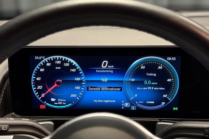 Grå Mercedes EQB 250 fra 2023