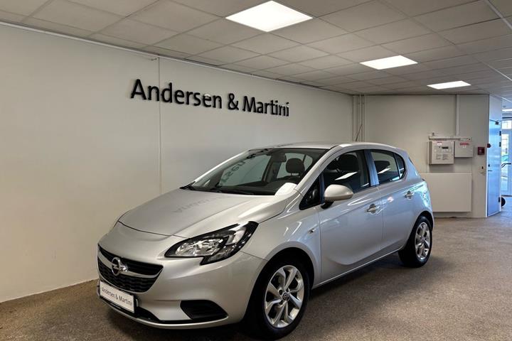 Grå Opel Corsa fra 2016