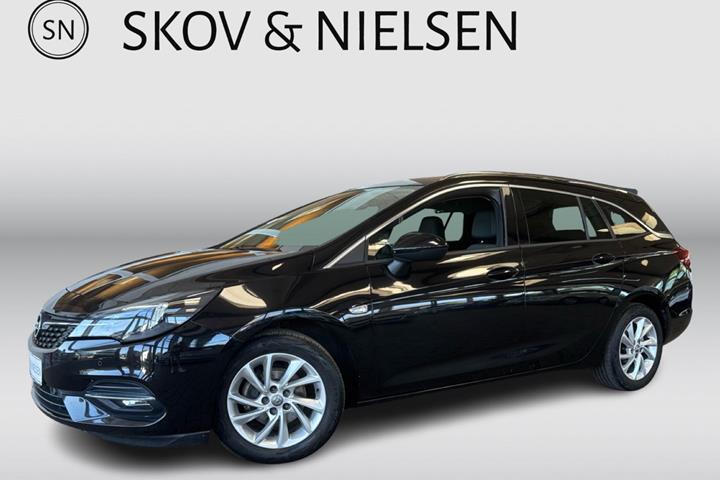 Sort Opel Astra fra 2020 set udefra