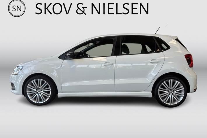 Hvid VW Polo fra 2016