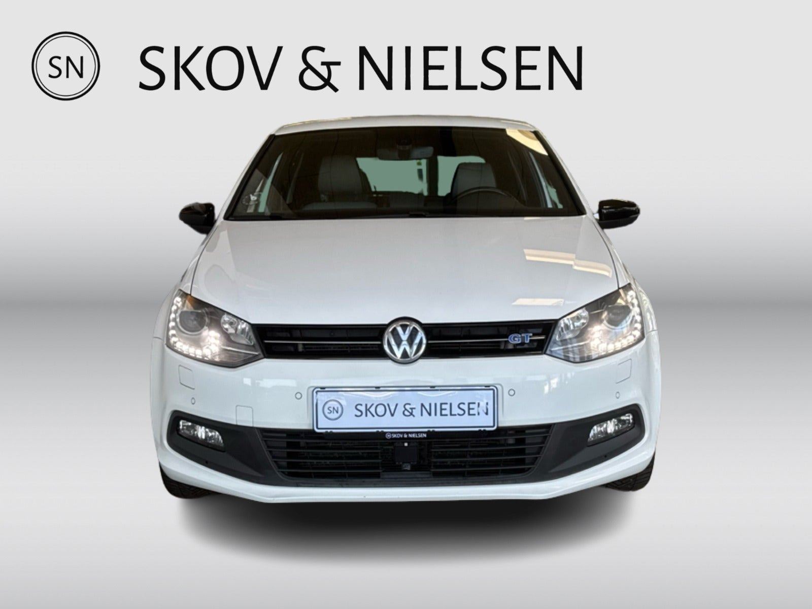 Hvid VW Polo fra 2016