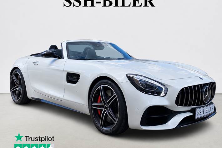 Hvid Mercedes AMG GT C fra 2018