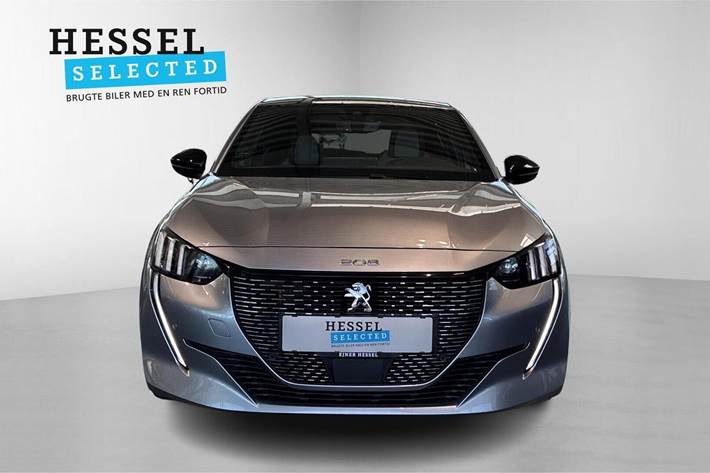 Sølv Peugeot e-208 fra 2021