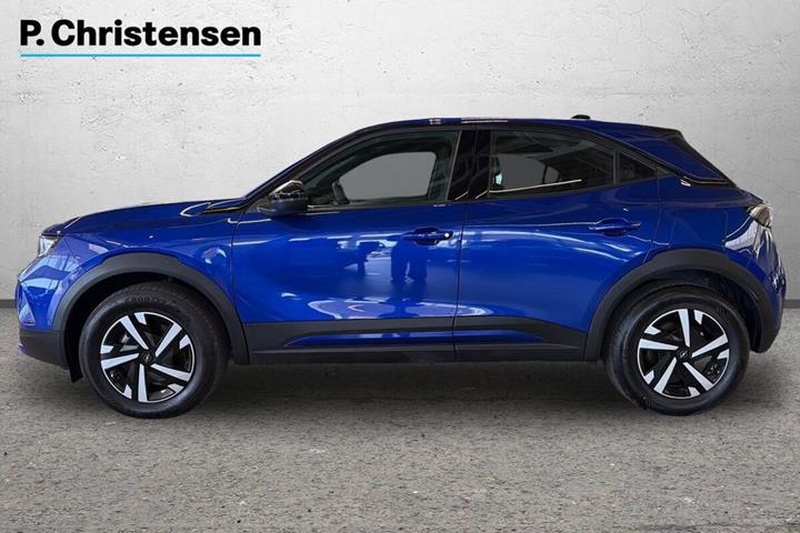 Blå Opel Mokka-e fra 2025