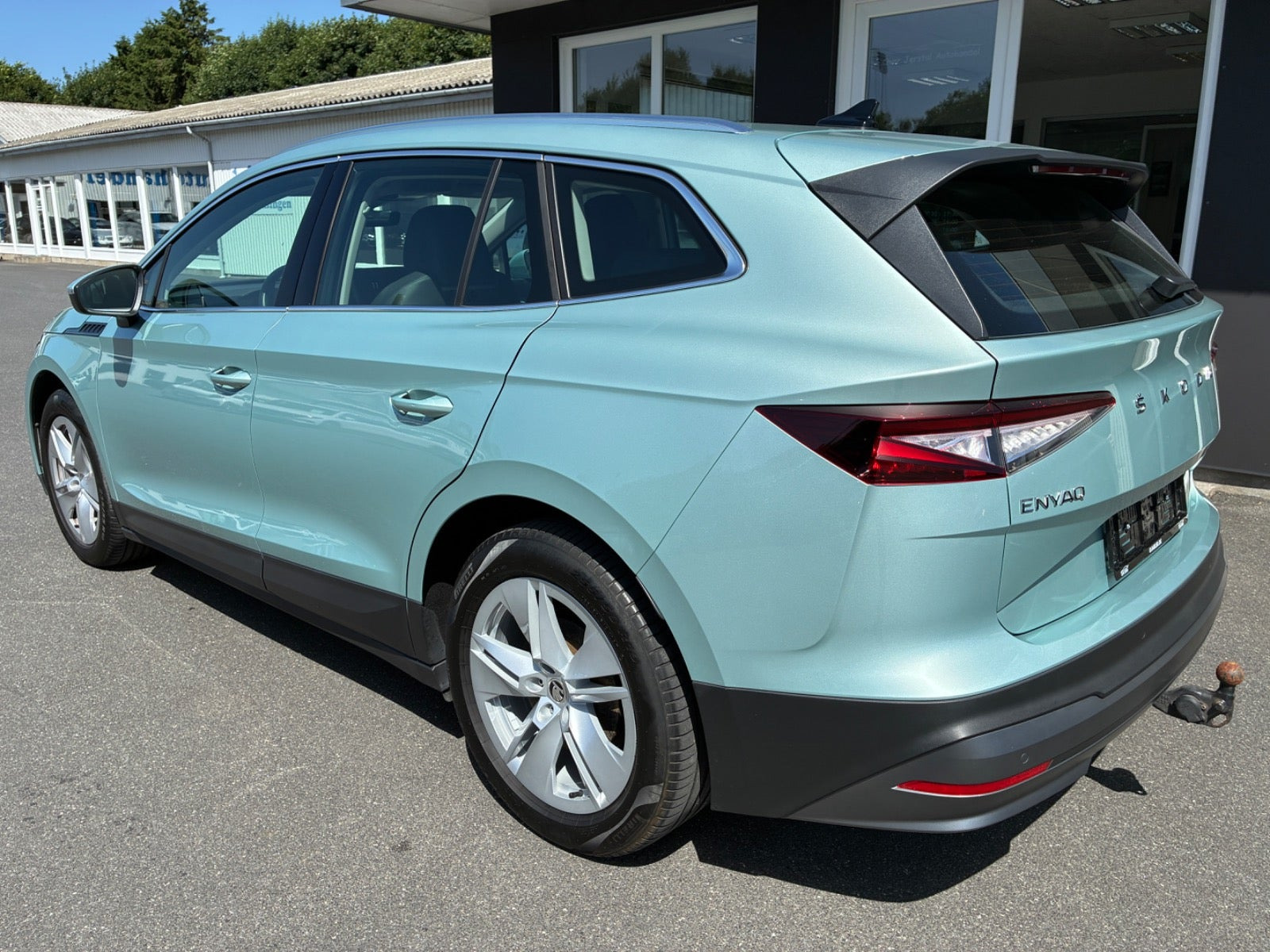 Grøn Skoda Enyaq fra 2022