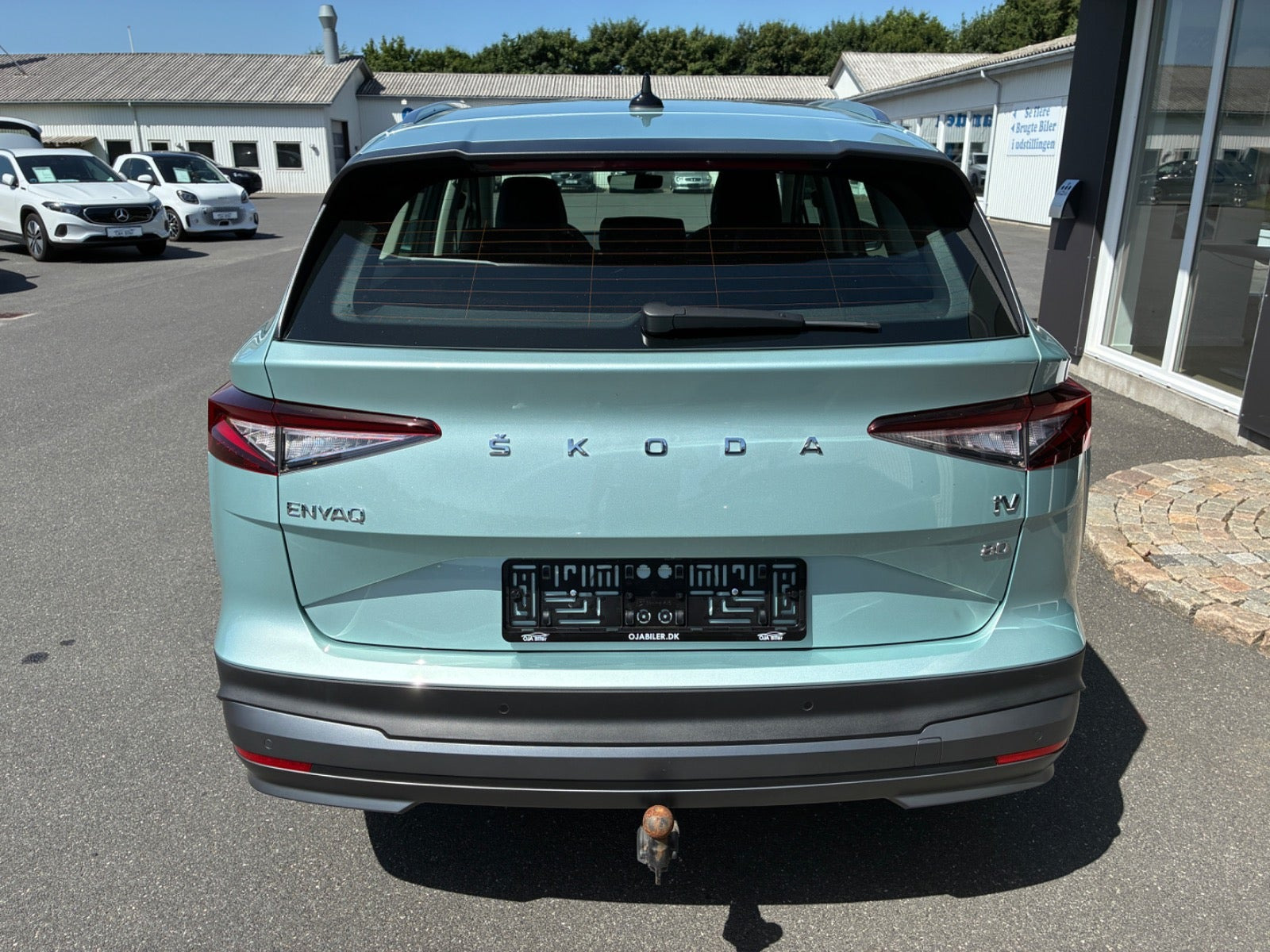Grøn Skoda Enyaq fra 2022