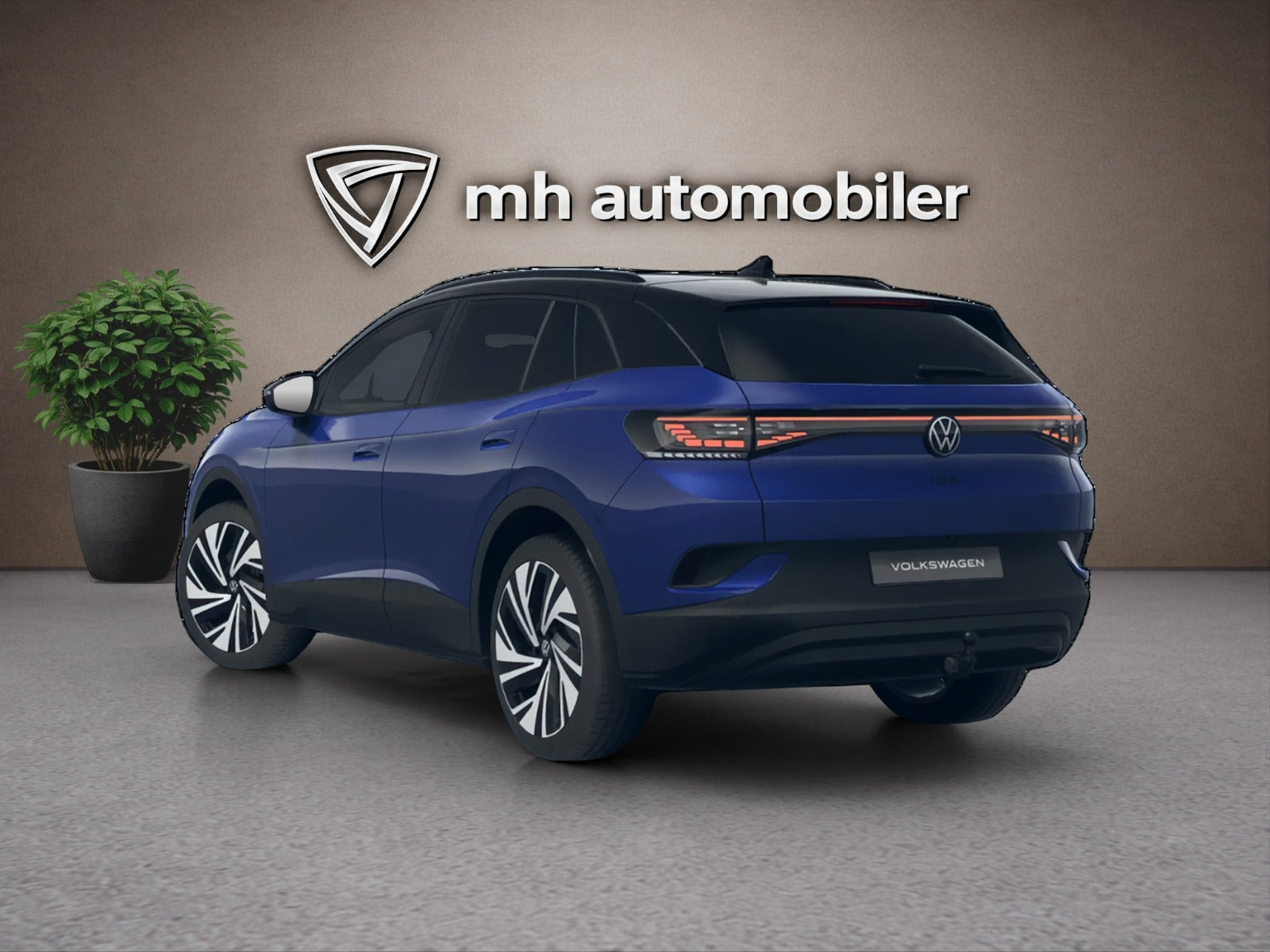 Blå VW ID.4 fra 2025