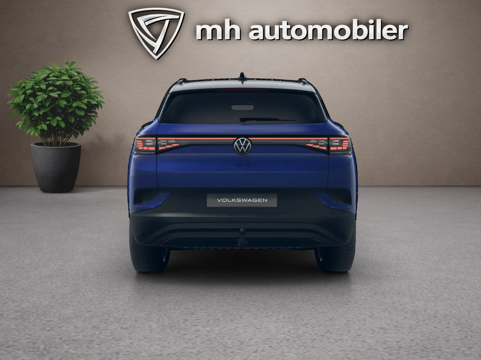 Blå VW ID.4 fra 2025
