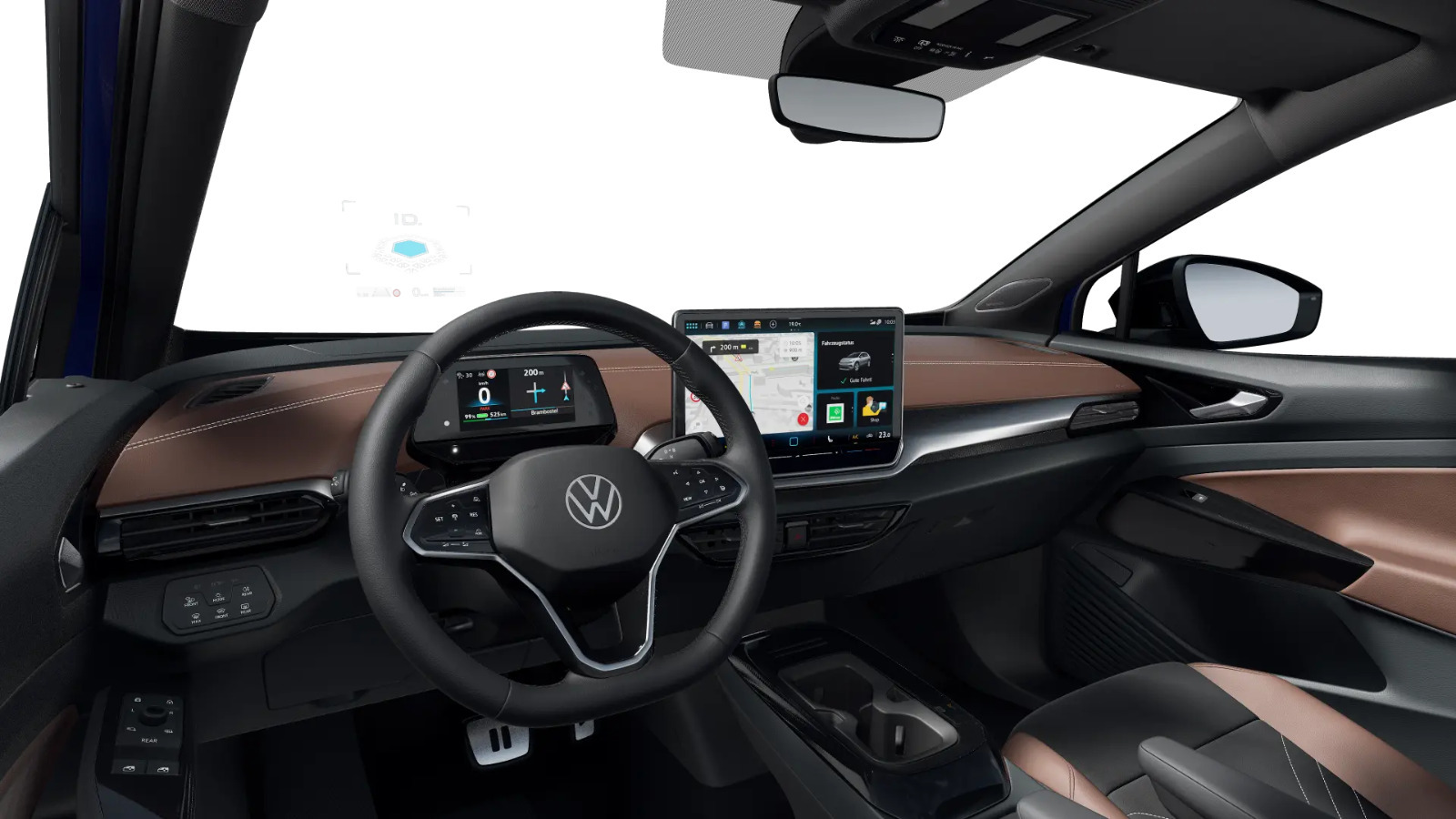 Blå VW ID.4 fra 2025