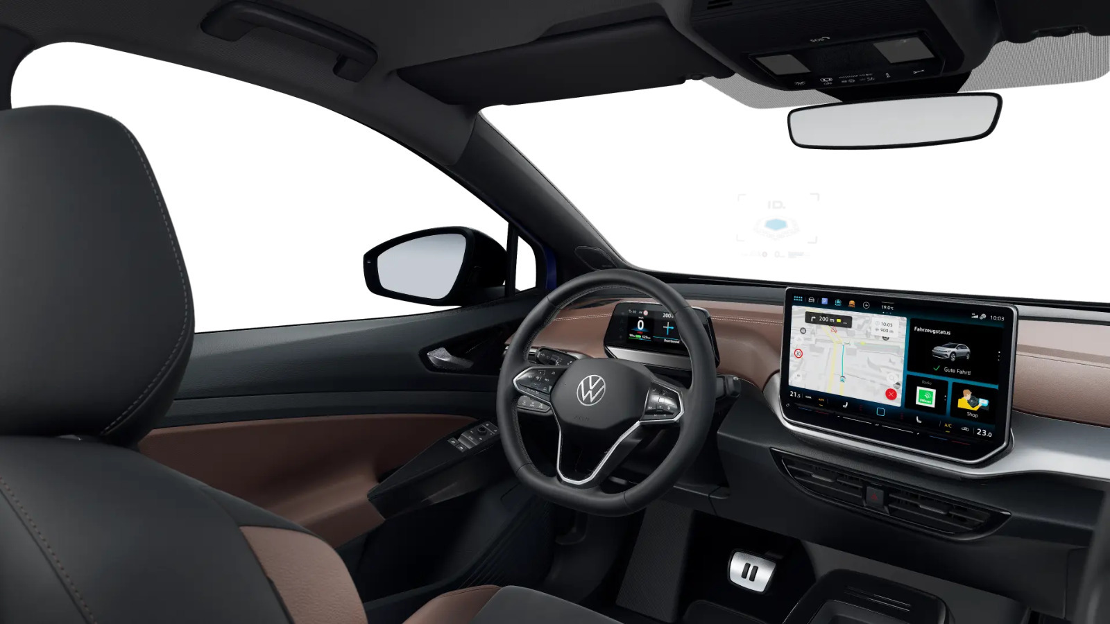 Blå VW ID.4 fra 2025