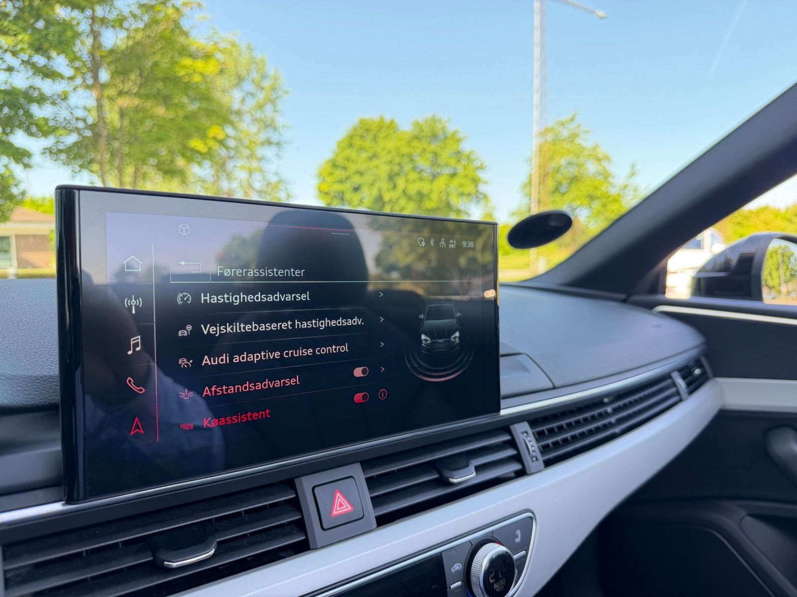Sort Audi A5 fra 2024