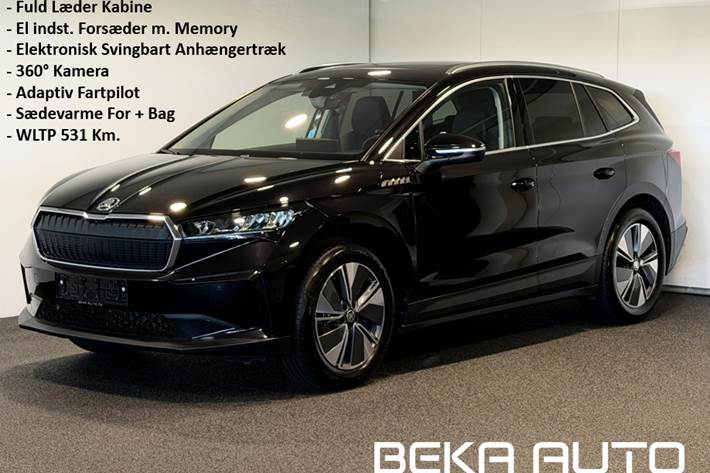 Sort Skoda Enyaq fra 2023