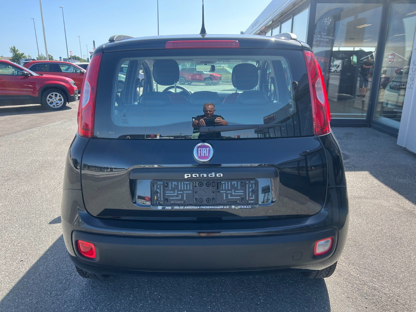 Sort Fiat Panda fra 2014