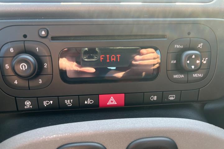 Sort Fiat Panda fra 2014