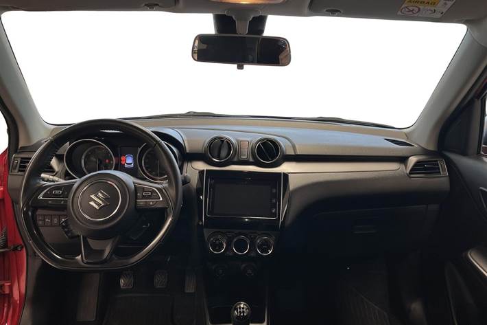 Rød Suzuki Swift fra 2023
