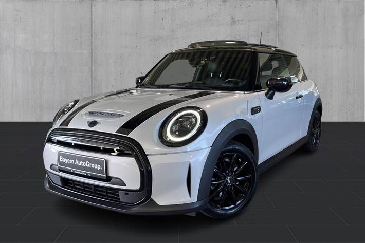 Sølv Mini Cooper SE fra 2021