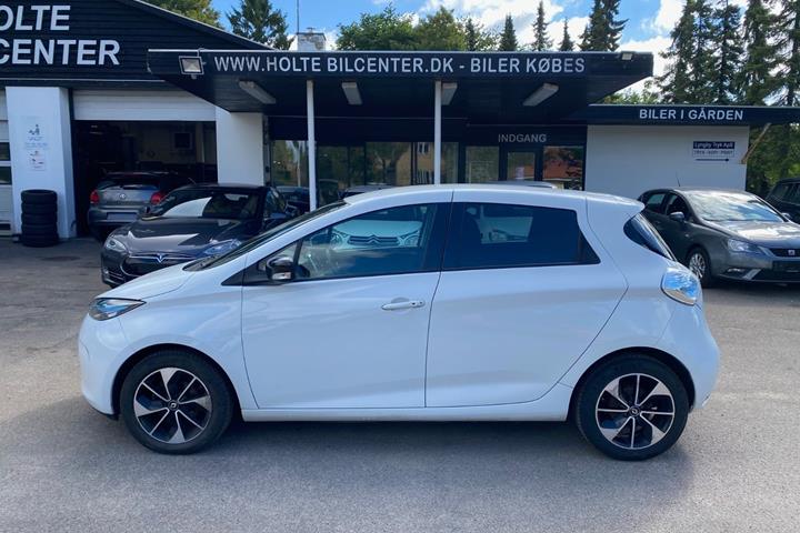 Hvid Renault Zoe fra 2017