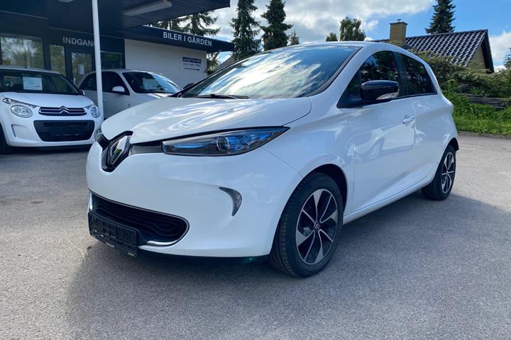 Hvid Renault Zoe fra 2017