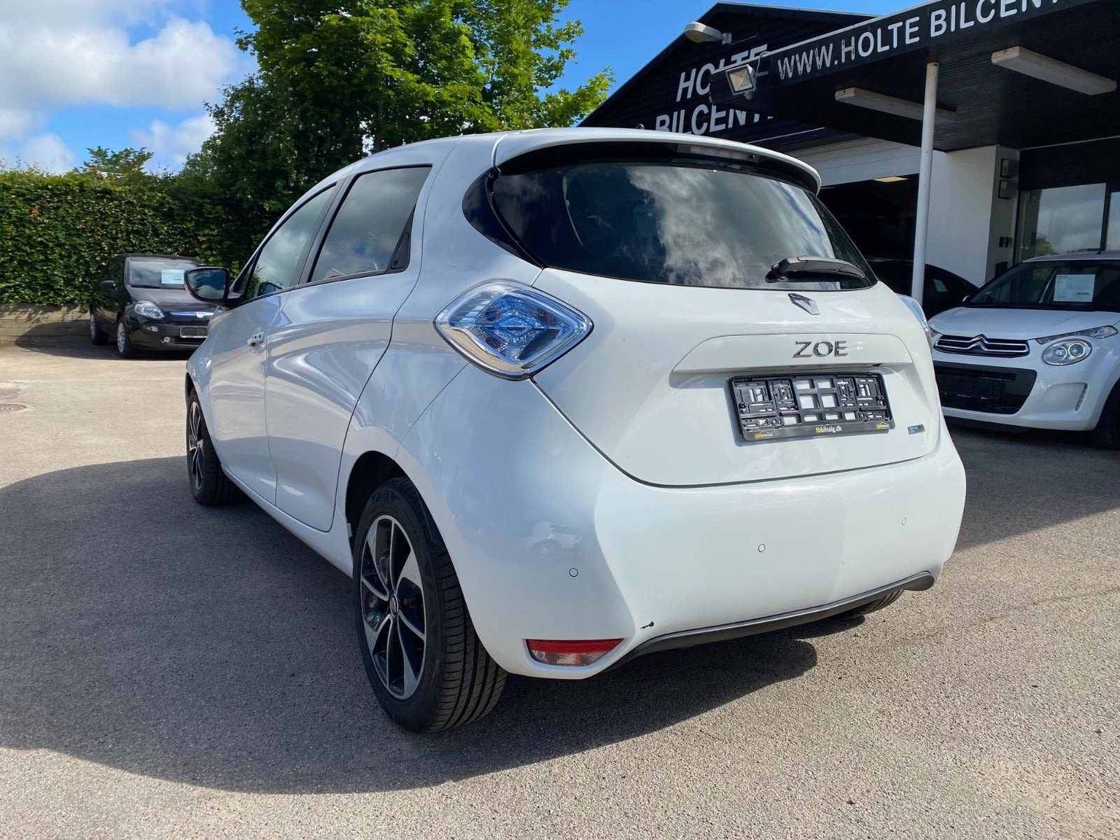 Hvid Renault Zoe fra 2017