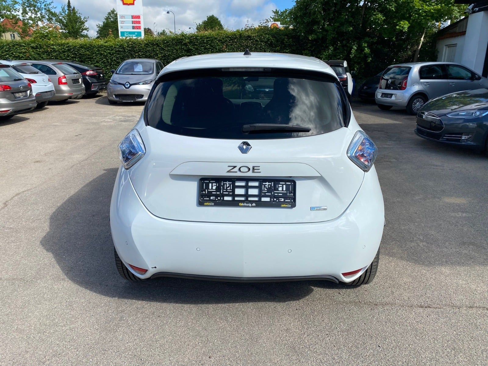 Hvid Renault Zoe fra 2017