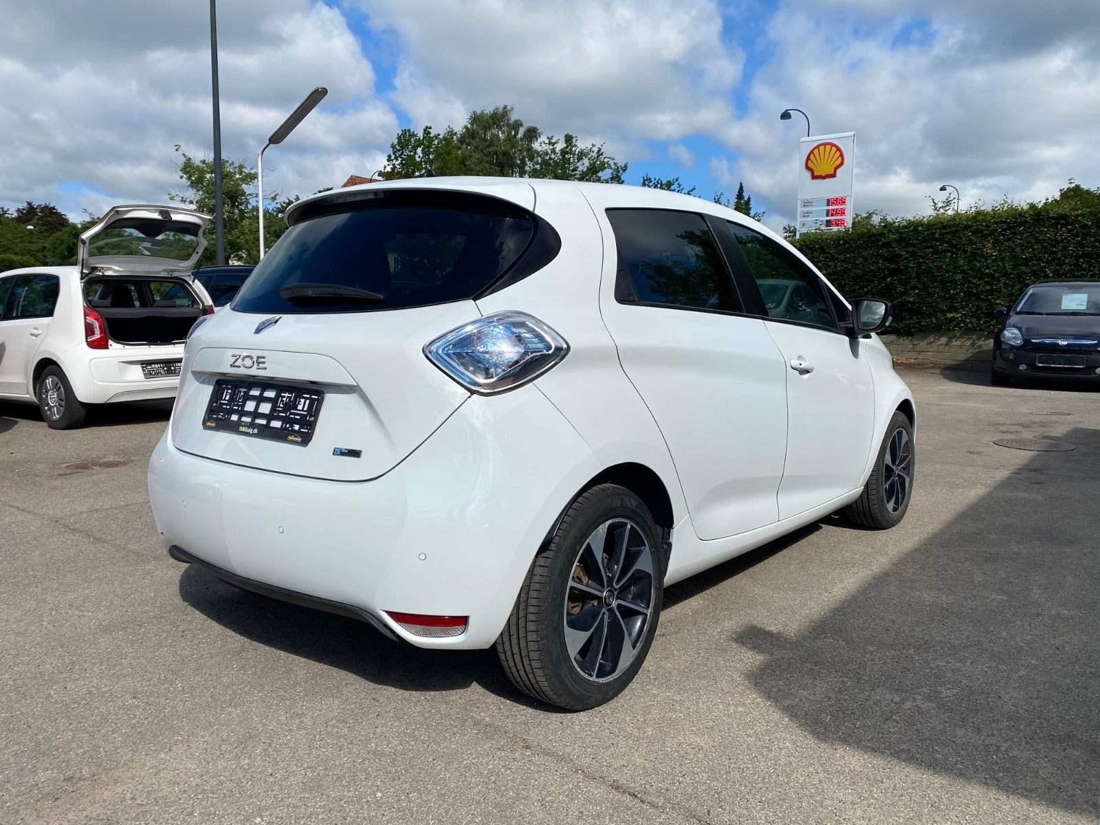 Hvid Renault Zoe fra 2017