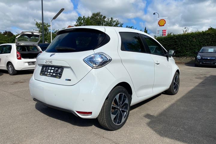 Hvid Renault Zoe fra 2017