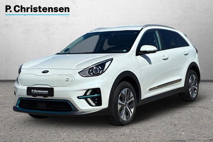 Hvid Kia e-Niro fra 2021 set udefra