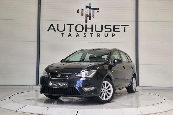 Sort Seat Ibiza fra 2012 set udefra