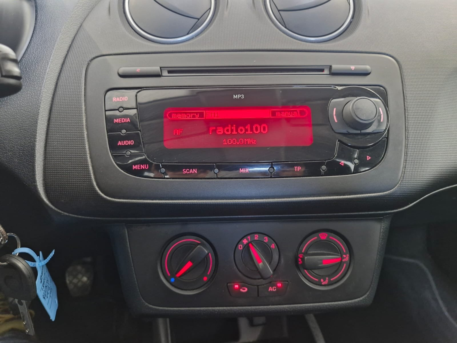 Sort Seat Ibiza fra 2012