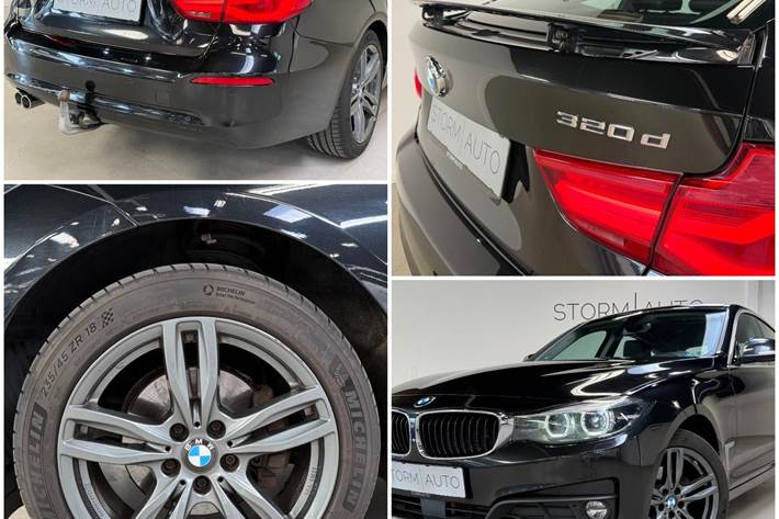 Sort BMW 320d fra 2018