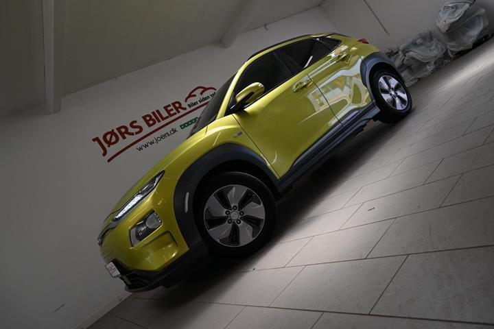 Gul Hyundai Kona fra 2018