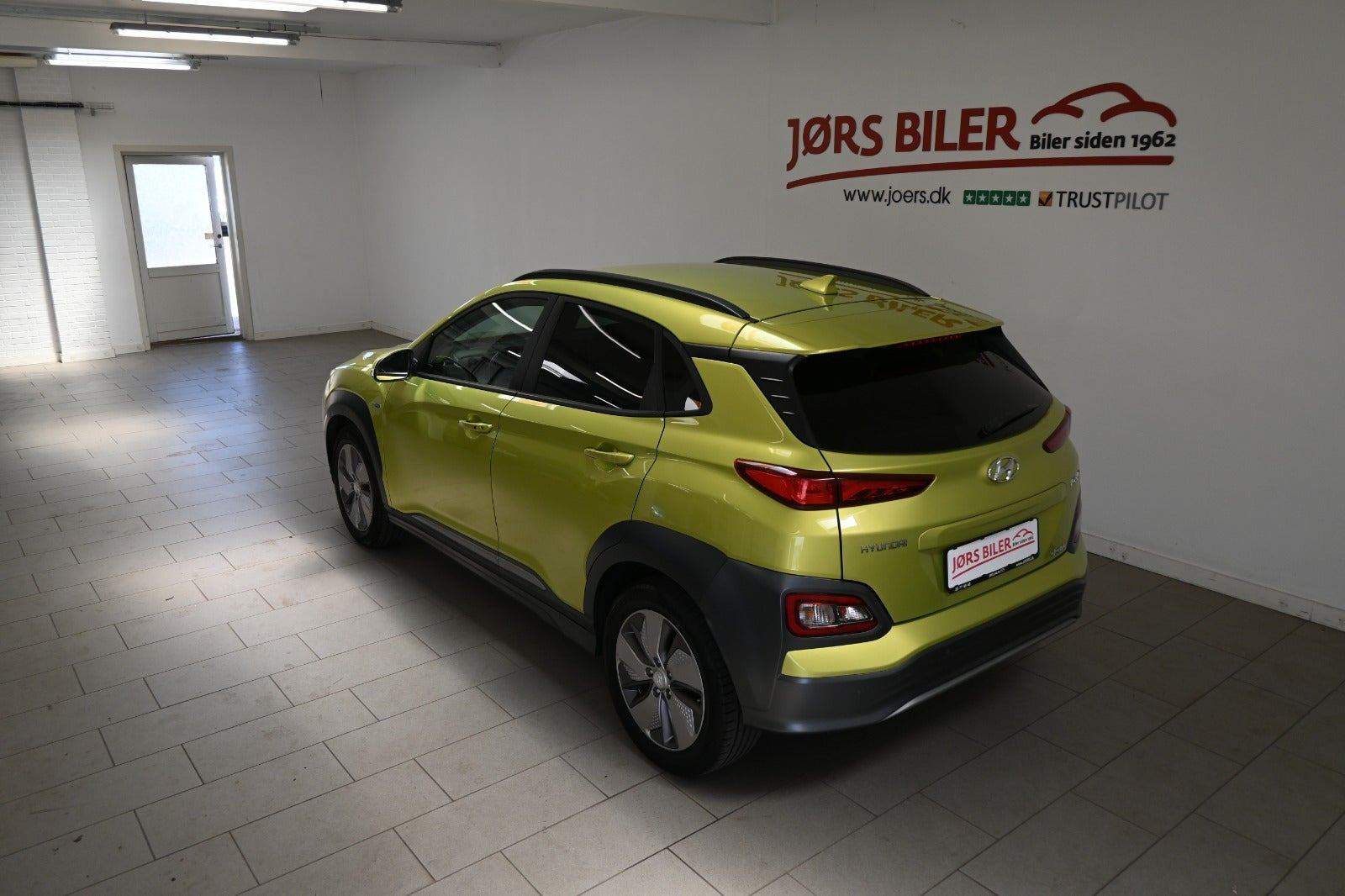 Gul Hyundai Kona fra 2018