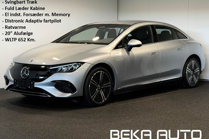 Sølv Mercedes EQE300 fra 2025