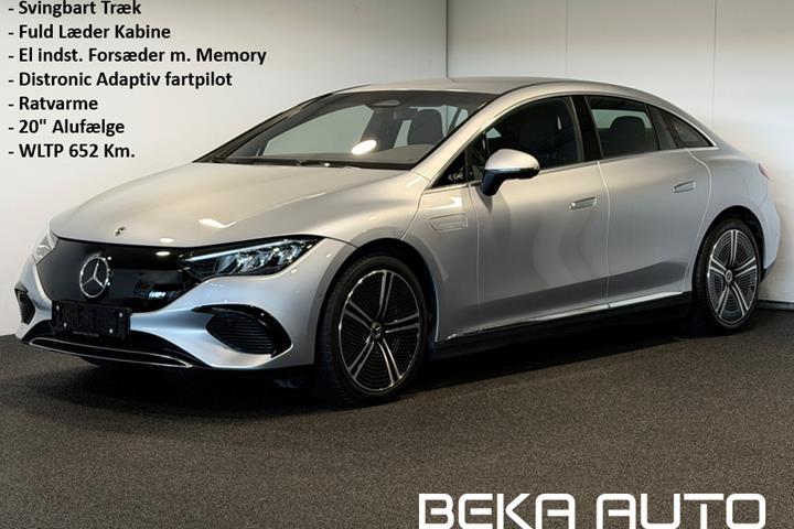 Sølv Mercedes EQE300 fra 2025