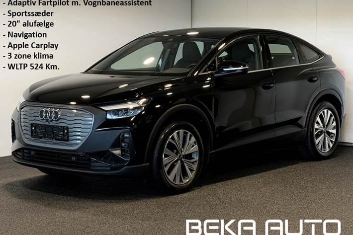 Sort Audi Q4 e-tron fra 2023