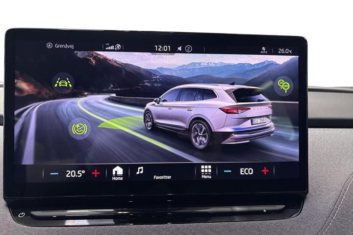 Hvid Skoda Enyaq fra 2022