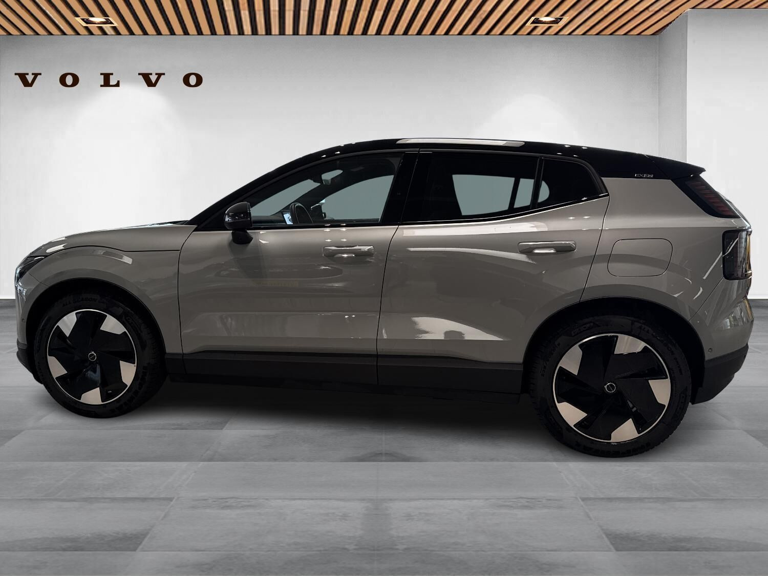 Grå Volvo EX30 fra 2024