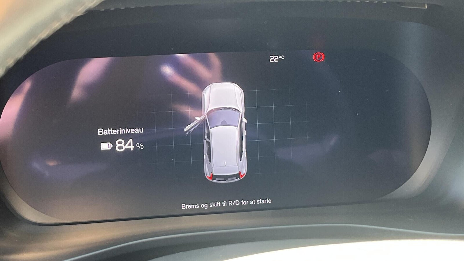 Grå Volvo EX40 fra 2025
