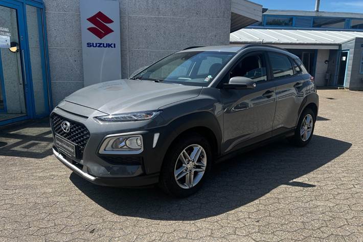 Grå Hyundai Kona fra 2020