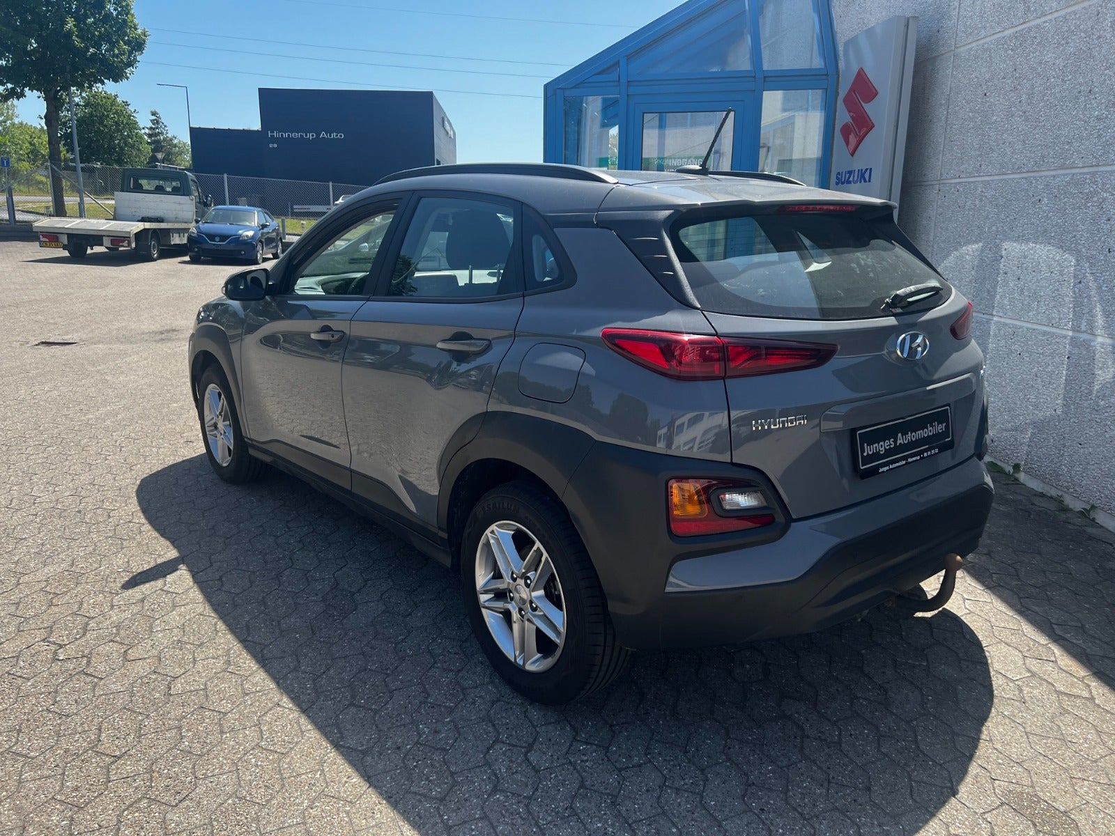 Grå Hyundai Kona fra 2020