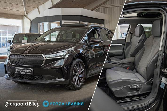 Sort Skoda Enyaq fra 2022