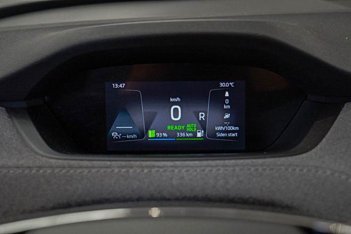 Sort Skoda Enyaq fra 2022