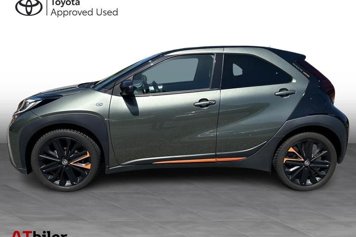 Grøn Toyota Aygo X fra 2022