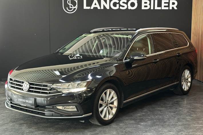 Sort VW Passat fra 2020
