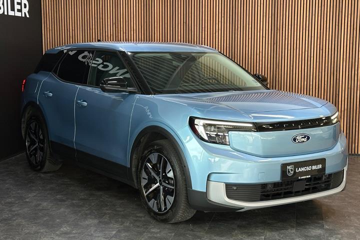 Blå Ford Explorer fra 2025