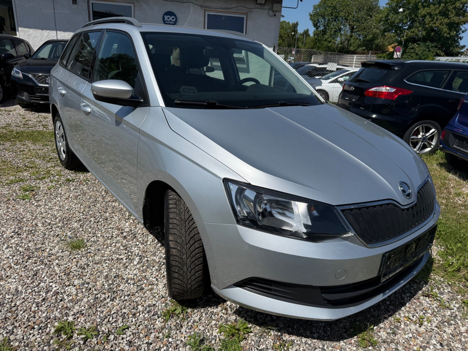 Sølv Skoda Fabia fra 2017