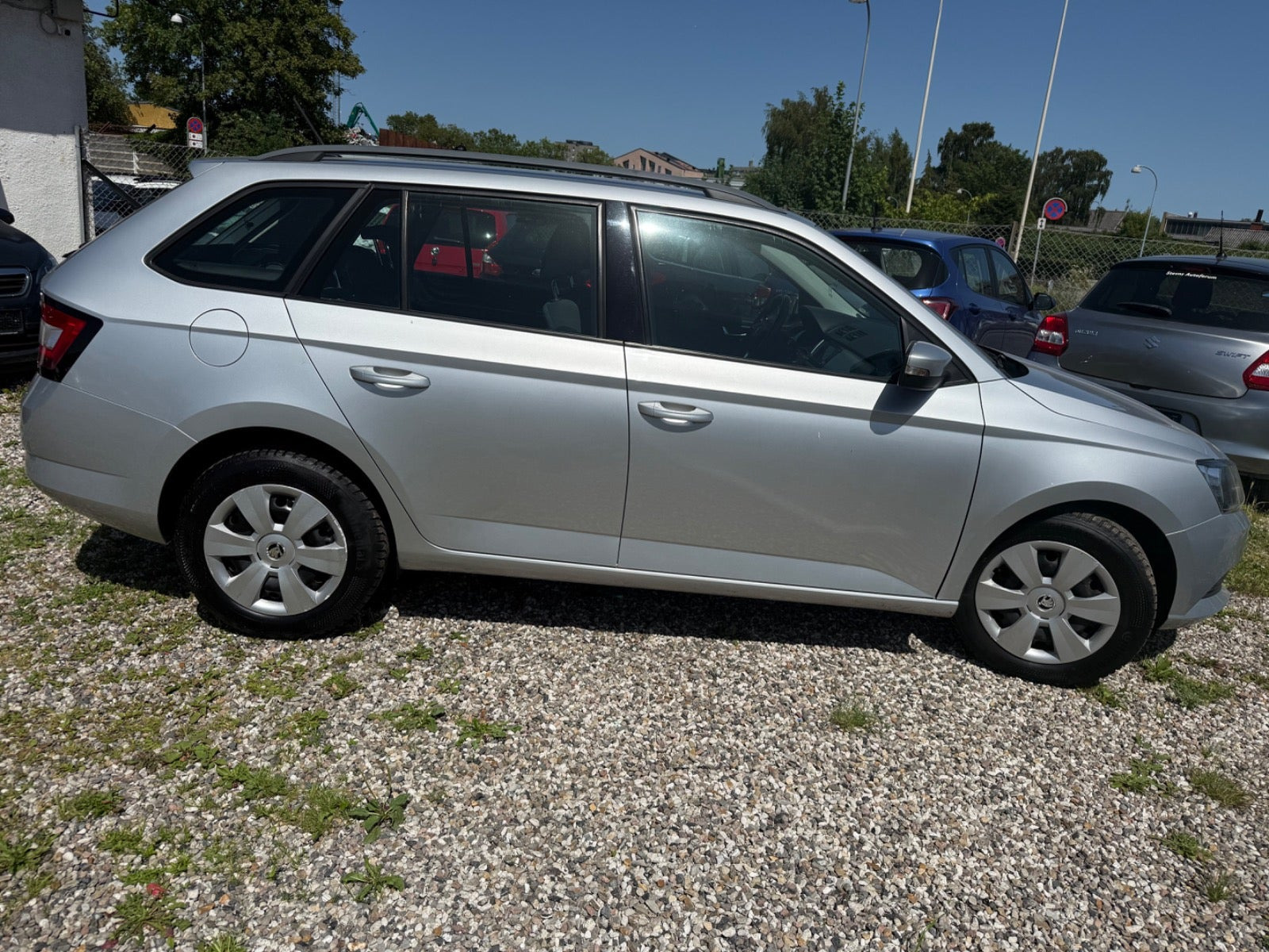 Sølv Skoda Fabia fra 2017